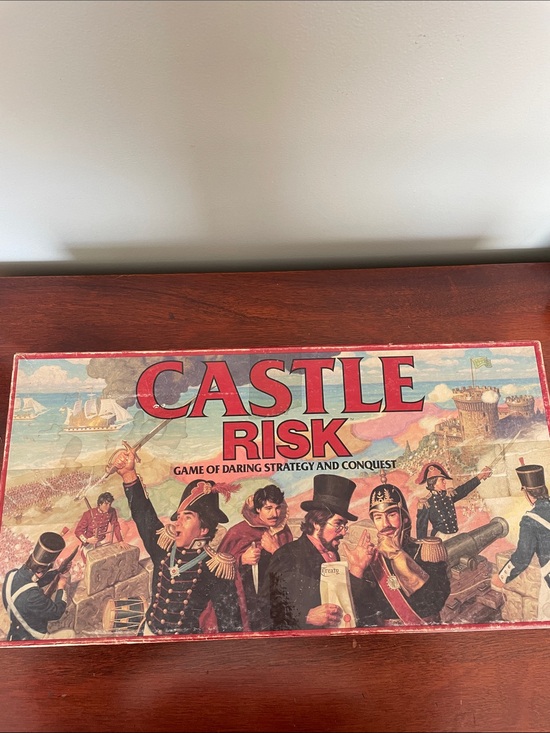 Parker Brothers Other - Castle Risk Board Game - Classic Red Box